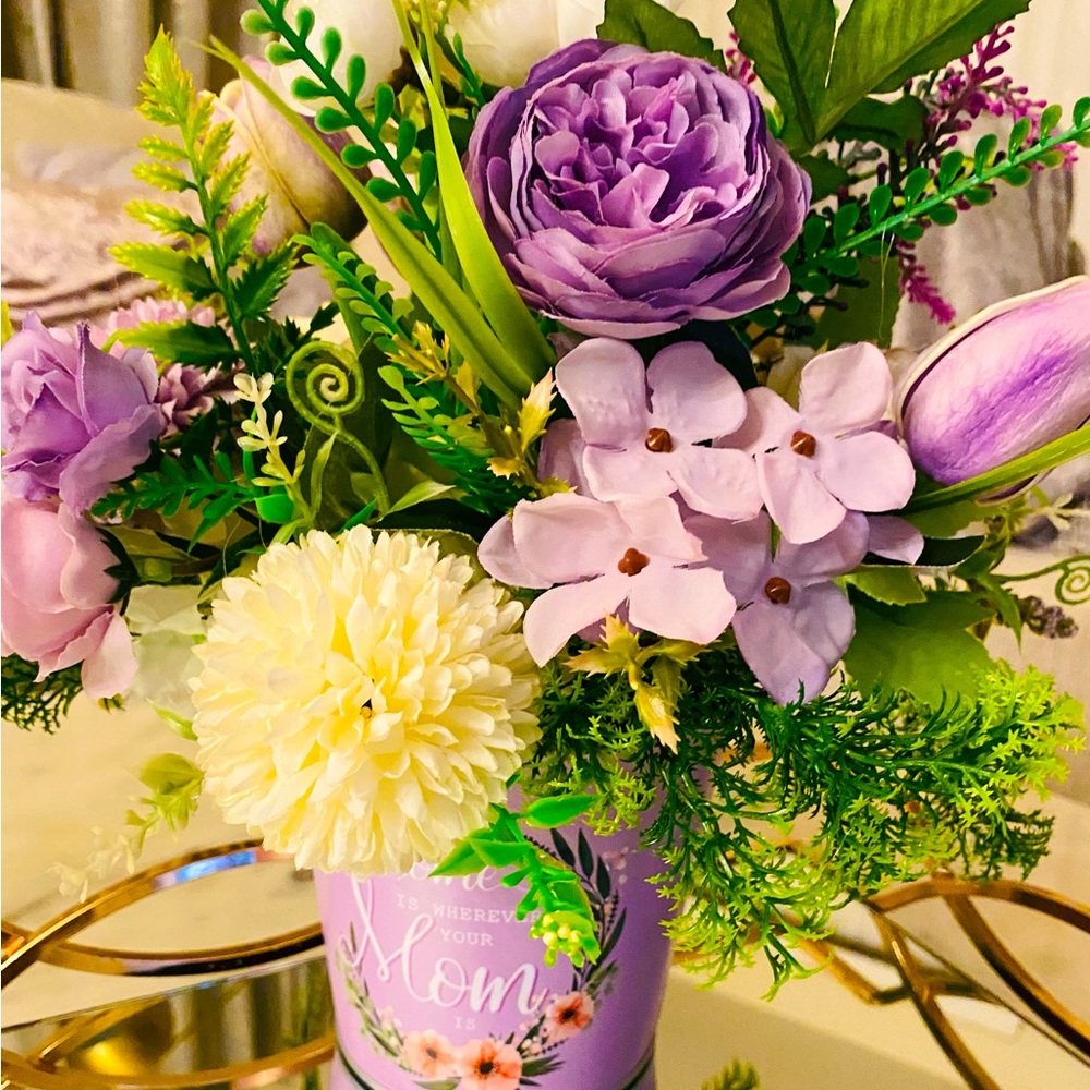 Spring/ Summer Artificial Floral Arrangement,Mother’s Day Floral Arrangement.
